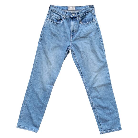Everlane Cheeky Jean Light Wash Midrise Slim Straight Leg Jeans Women Sz 26 R - Picture 1 of 8